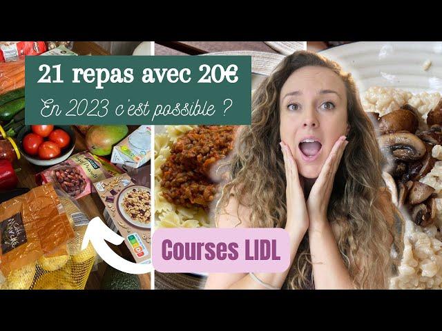 Défi LIDL EXTREME Petit Budget | 1€ par repas pendant une semaine | Jour 1