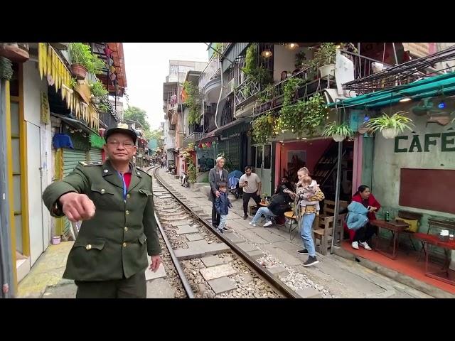 Kicked out by Vietnam’s Army Officier - The Train Street of Hanoi