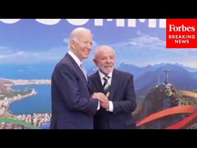 WATCH: China’s President Xi Jinping & President Joe Biden Arrive At G20 Summit In Rio De Janeiro