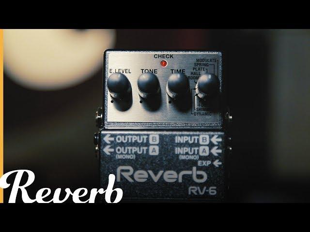 Boss RV-6 Reverb/Delay | Reverb Demo Video