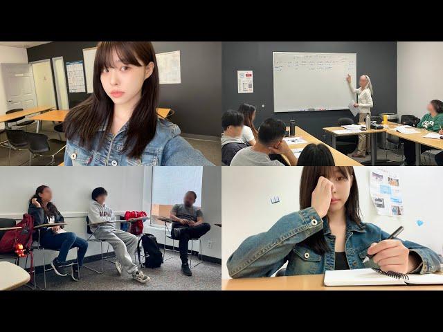 캐나다 어학연수 1일 체험 브이로그 영어 수업, 학원 구경 〰️ Studying English in Canada. ESC Toronto vlog