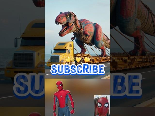 superheroes giant T-Rex is captured  Marvel & DC-All Characters #marvel #avengers#shorts#robot