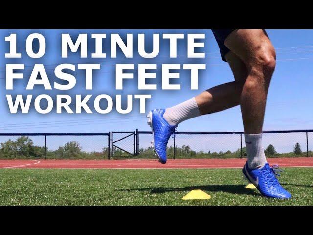 10 Minute Fast Feet Workout | Exercises To Increase Foot Speed and Coordination