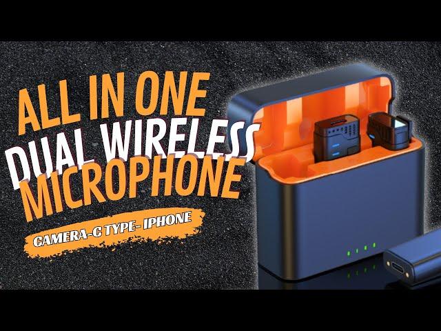 Unboxing and Review: Jmary All-in-One Wireless Microphone ! C Type ! iPhone ! CAMERA