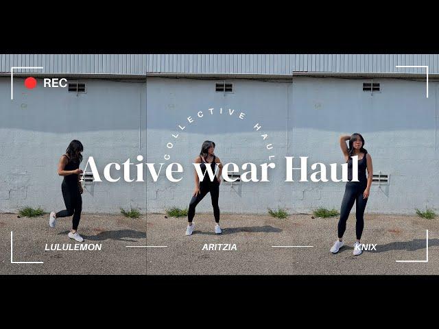 ACTIVEWEAR HAUL| LULULEMON, ARITZIA AND KNIX!