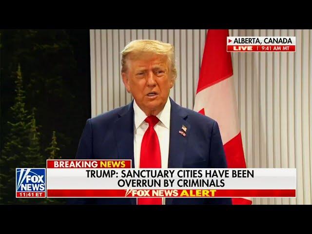Weirdly orange Trump suffers complete failure at G7 summit