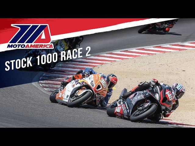 Stock 1000 Race 2 at Laguna Seca - FULL RACE | MotoAmerica