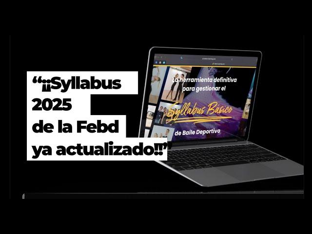 Syllabus Básico de la Febd 2025 ¡Actualizado!