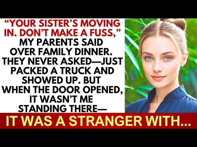 My Parents Ordered Me To Let My Sister Move In—But A Stranger Opened The Door And Stunned Them