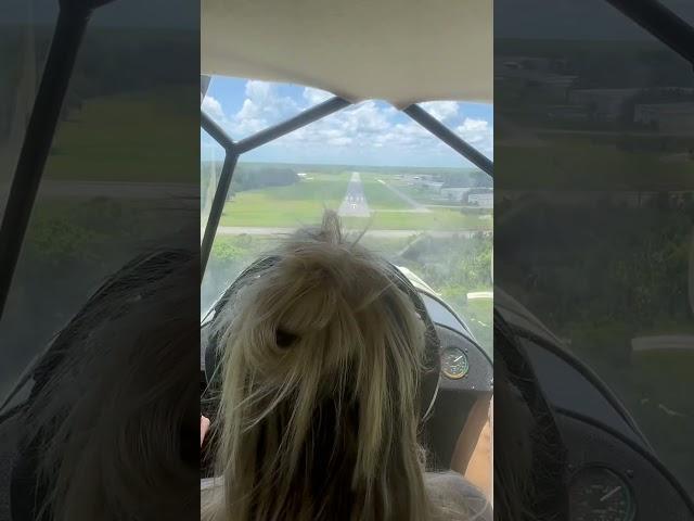 Wait til you see my landing! Can you catch it? #aviatrix #ladypilot