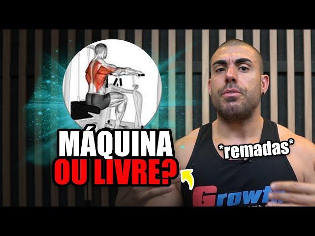 Remada na máquina é melhor que livre?