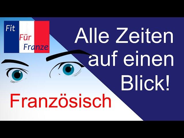 DIESE ZEITEN des französischen Verbs musst du kennen! | #französischlernen