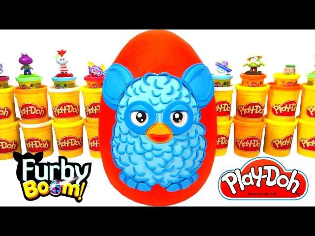 Huevo Sorpresa Gigante de Furby en Español de Plastilina Play-Doh