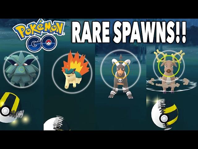 HOUNDOOM & QUILAVA SPAWNS!! Pokemon GO Gen 2 Late Night Rare Hunt!