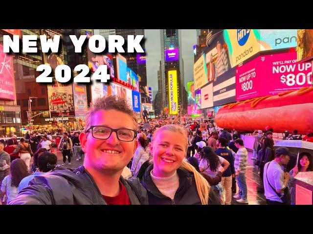 New York City Vlog 2024! Hilton Hotel, Times Square At Night & MORE!