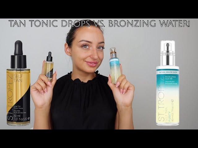 St.Tropez Tan Tonic Glow Drops vs. Self Tan Purity Bronzing Water Face Mist!