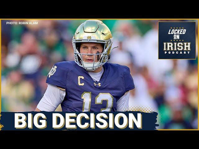 Notre Dame’s Marcus Freeman faces BIG DECISION at QB after Riley Leonard injury