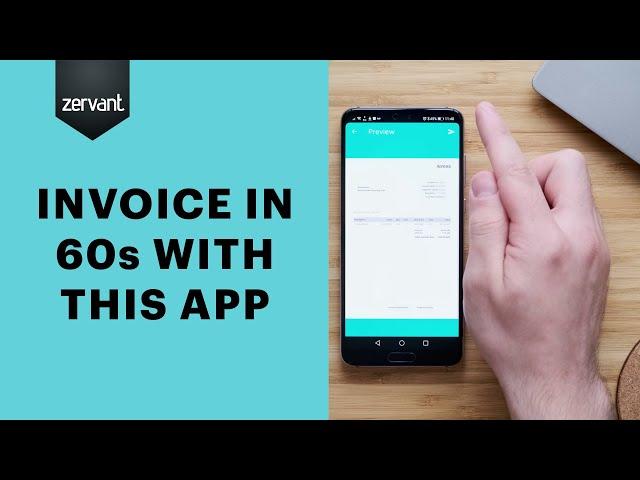 Invoice App | Invoice for free with Zervant's mobile app | Get it now on iOS & Android