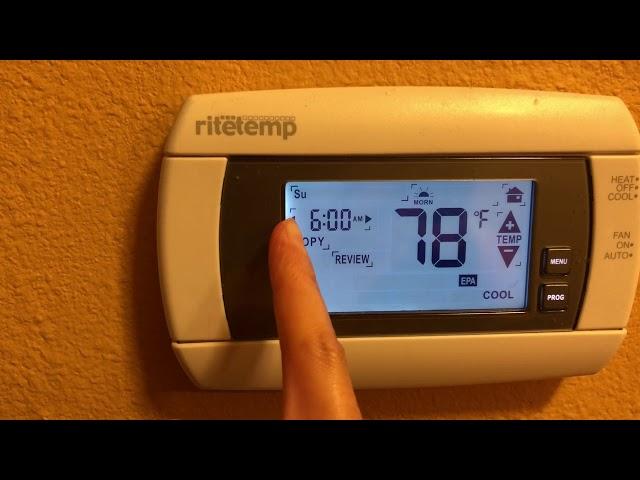 Ritetemp Thermostats GUIDE