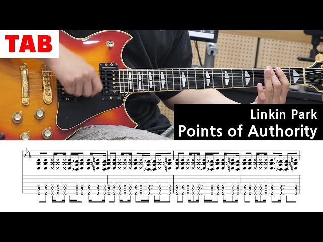 [Linkin Park] Points of Authority - Guitar Tab | Lesson | Cover | Tutorial 초보 일렉기타 곡 추천, 타브악보