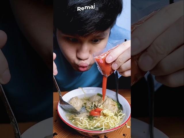 MAKAN BAKSO VERSI! #food #asmr #mukbang #makanan #bakso