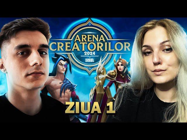 PRIMA ZI DIN ARENA CREATORILOR TURNEU DE 5000 EURO! w/@AnuskaGabriela