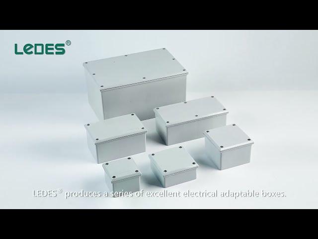 Ledes PVC Electrical Adaptable Box Conduit Fitting Waterproof Junction Box Conduit Outdoor