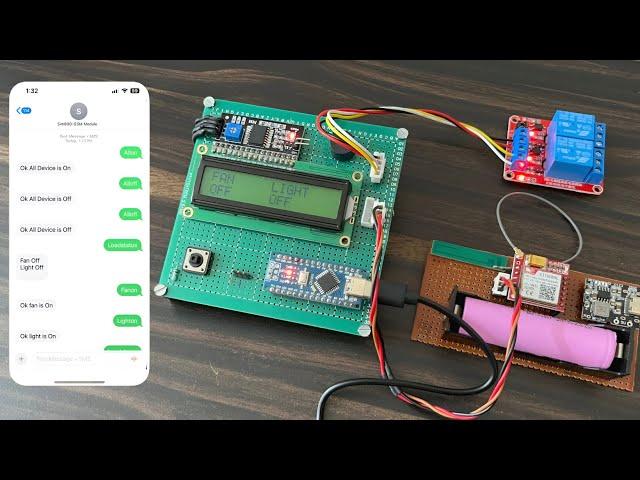 DIY Smart Home Automation with Arduino & GSM