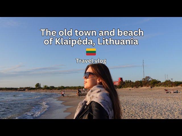 Walk through the old town and beach sunset in Klaipėda, Lithuania // travel vlog | Margarita Mundina