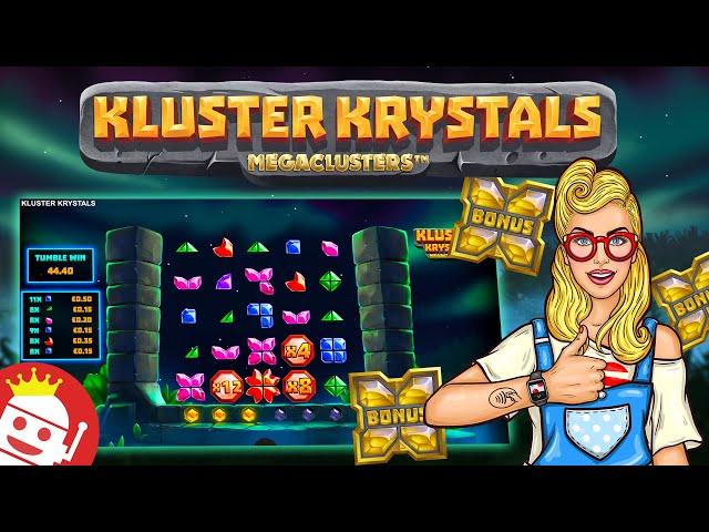 KLUSTER KRYSTALS MEGACLUSTERS  BASE GAME BIG WIN 