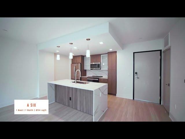 A SIX Floorplan | 1 Bed / 1 Bath | The Q Variel Apartments