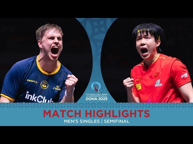 Truls Moregard vs Wang Chuqin | Match Highlights | #ITTFWorlds2025