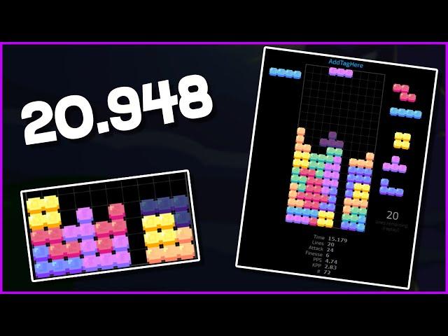 Jstris Sprint - 20.948 - First sub 21