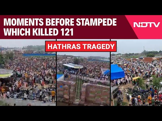 Hathras News Update | Moments Before Stampede At 'Satsang' Which Killed 121