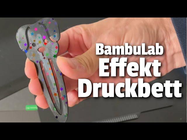 BambuLab A1 Druckplatte mit Effekt: FLOP ODER TOP?