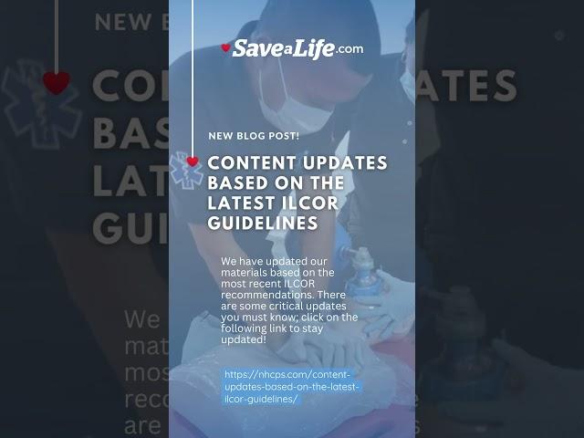 Content Updates Based On The Latest ILCOR Guidelines