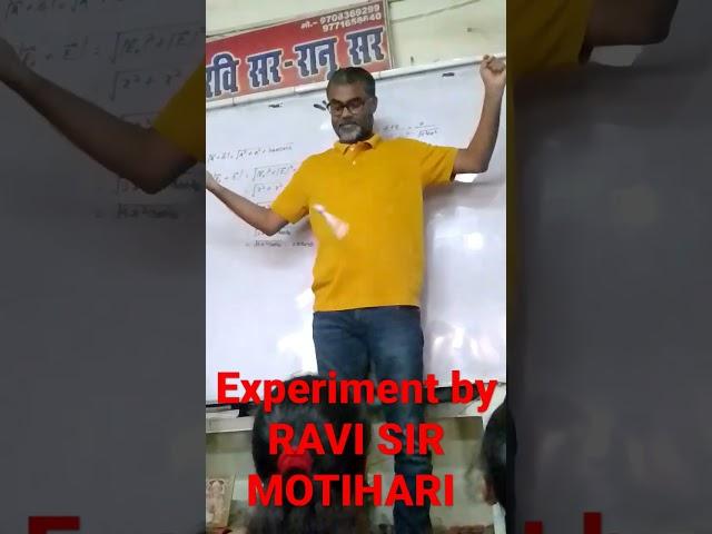 ELECTROSTATIC, EXPERIMENT BY PHYSICS GURU'RAVI SIR