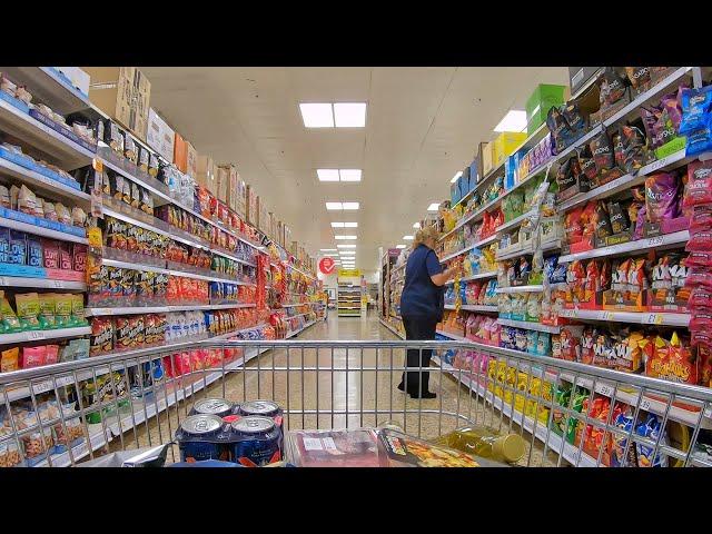 British Supermarket Shopping Walk - Tesco  / イギリスのスーパー   テスコ（日本語サブタイトル）