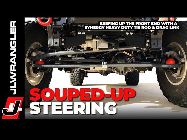 Jeep JL Wrangler Steering Tie Rod / Drag Link and Stabilizer Relocation Installation SYNERGY