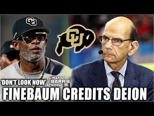 Finebaum calls Deion Sanders’ Colorado a ‘LEGITIMATE FACTOR’ in CFP race  | The Matt Barrie Show