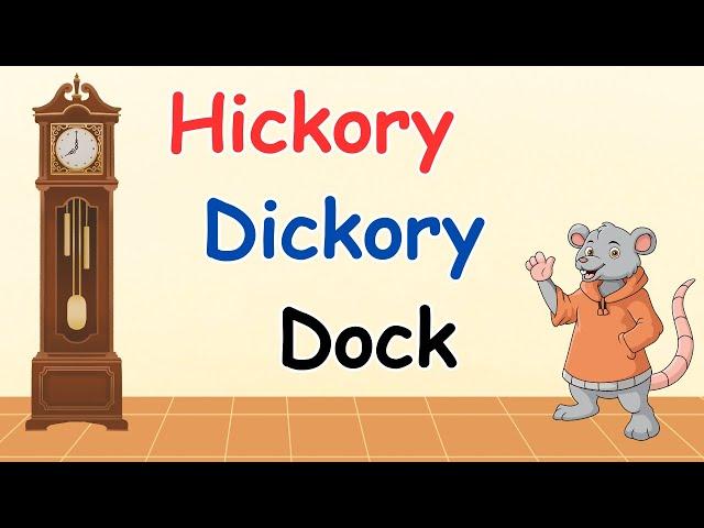 Hickory Dickory Dock | Nursery Rhymes + Kids Songs | Super Simple Songs