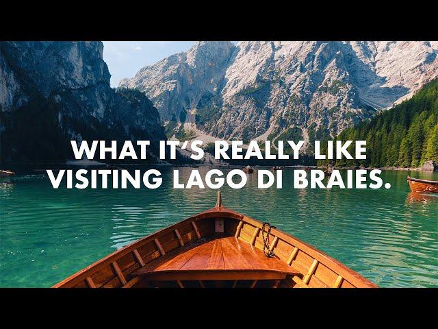 What it's like visiting LAGO DI BRAIES | @LifewithElliott Vlog #6