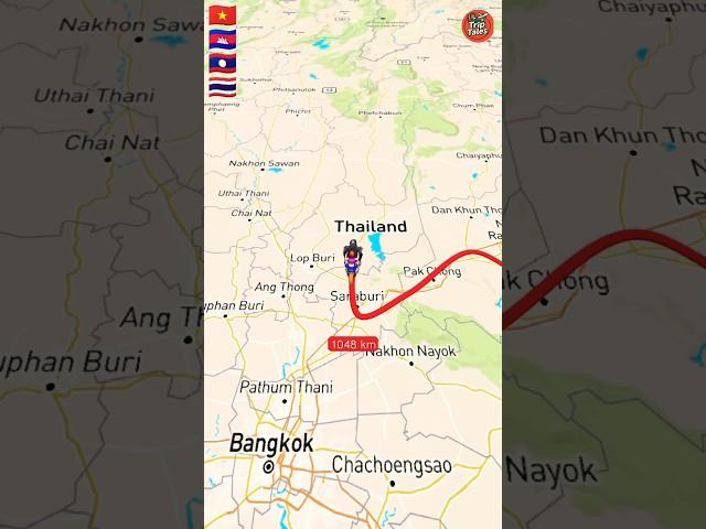 Motorbike Adventure – Vietnam to Thailand ️ #shorts #thailand #triptales #funk
