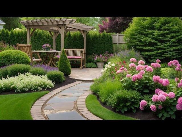 Simple Cottage Garden Ideas 2025 | Easy to Maintain Simple Backyard Gardens #garden #landscape