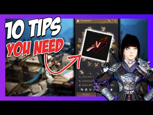 10 Tips I Wish I Knew As A New Player - Black Desert Guide