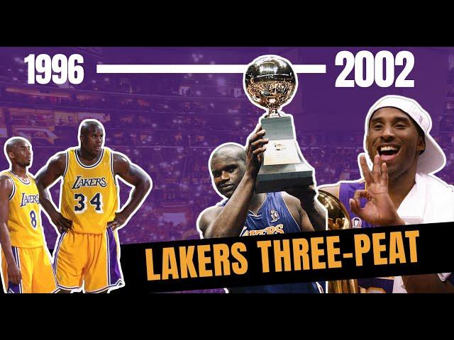 Timeline of the Lakers' Shaq-Kobe Three-peat