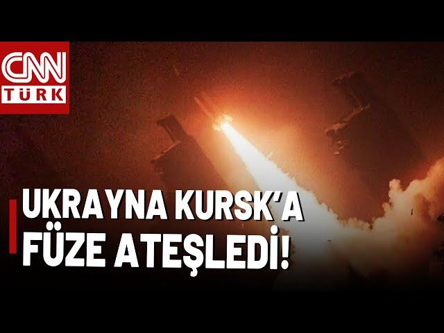 SON DAKİKA  Ukrayna'dan Rusya'nın Saldırılarına Cevap! Ukrayna Kursk'a 5 ATACMS Ateşledi!