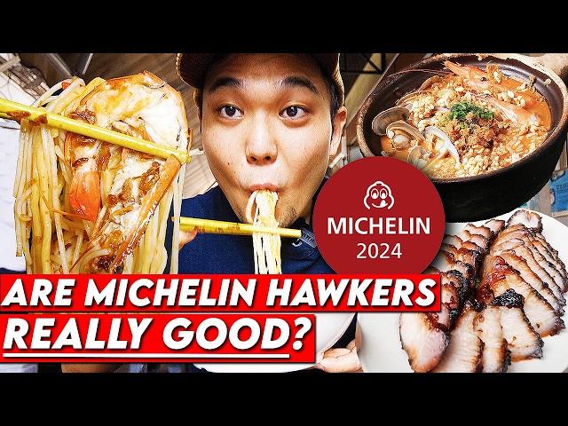 I Tried ALL New Michelin Hawker Stalls in Singapore