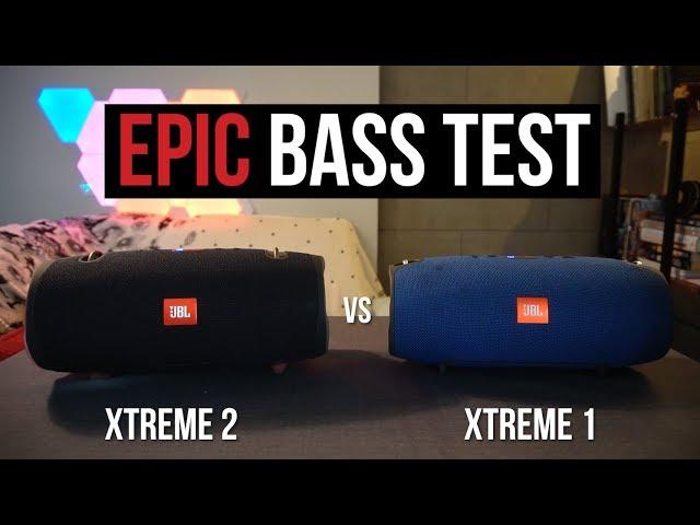 JBL XTREME 2 vs XTREME 1 Bass Test and Unboxing