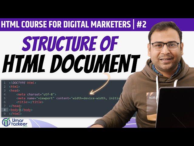 Structure of HTML Document in Hindi | HTML Page Structure  |HTML Course | #2